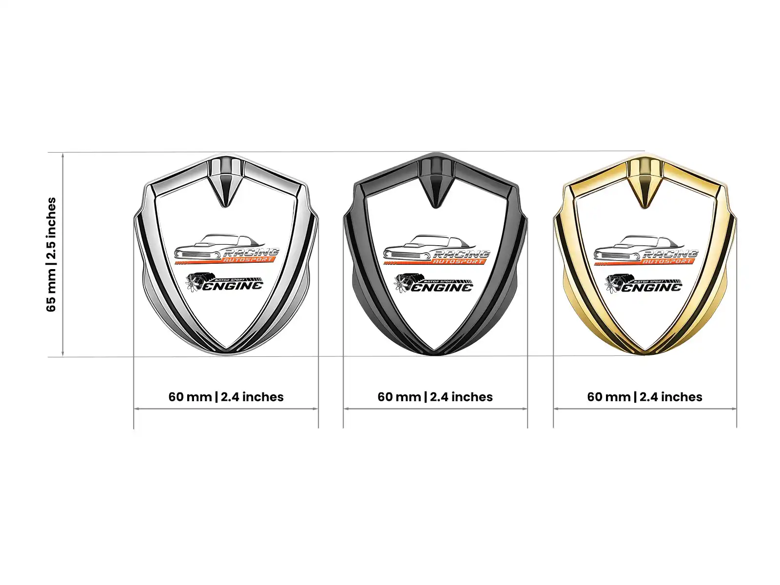 Car Logo Badges Max Design Racing Style